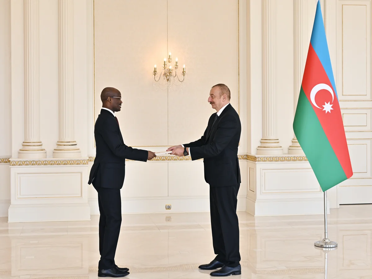 President Ilham Aliyev accepts credentials of incoming ambassador of Chad