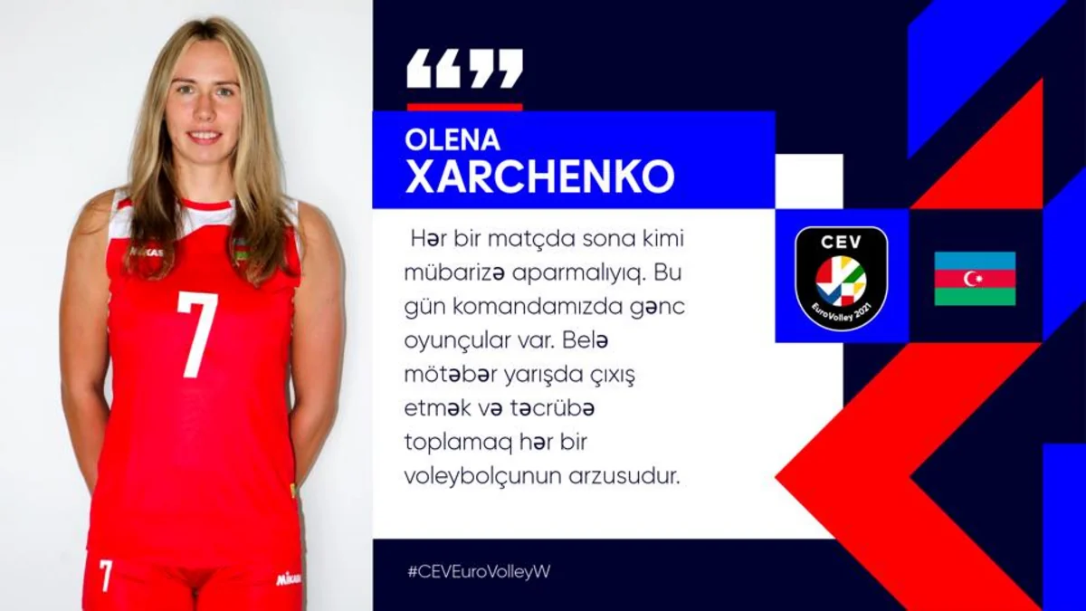 Azərbaycan millisinin voleybolçusu: Psixoloji cəhətdən güclü olmalıyıq