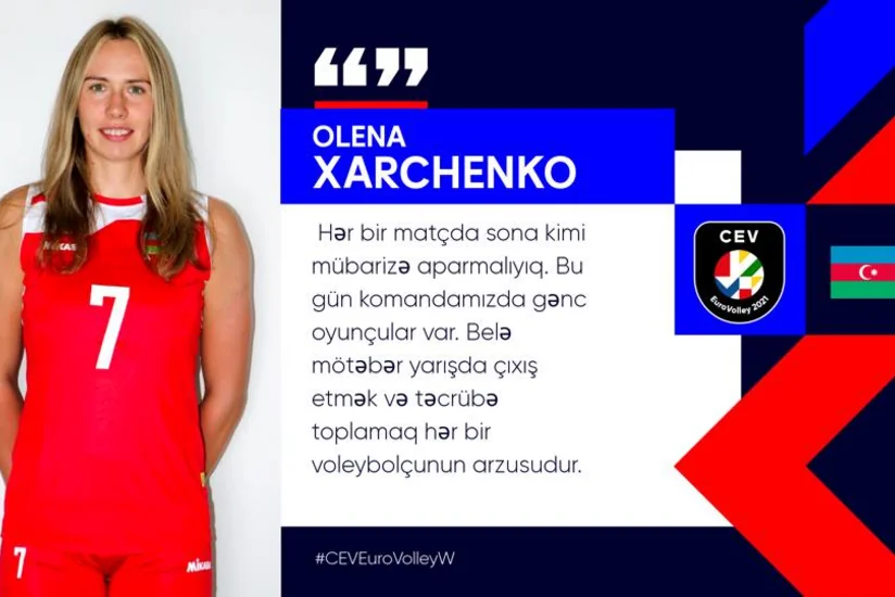 Azərbaycan millisinin voleybolçusu: Psixoloji cəhətdən güclü olmalıyıq