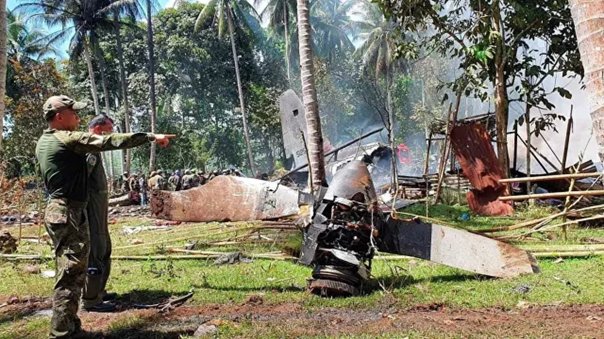 Death toll in Philippine military plane crash rises to 52