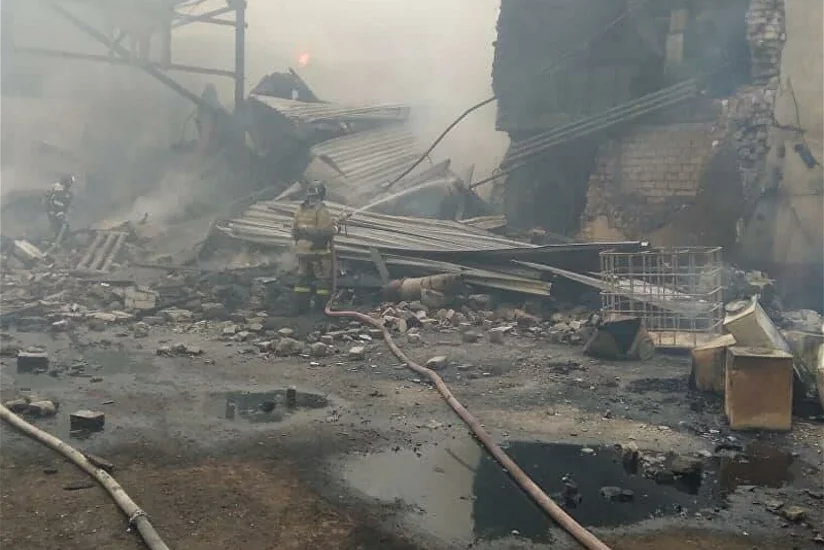 Возросло число погибших при пожаре на заводе в России
