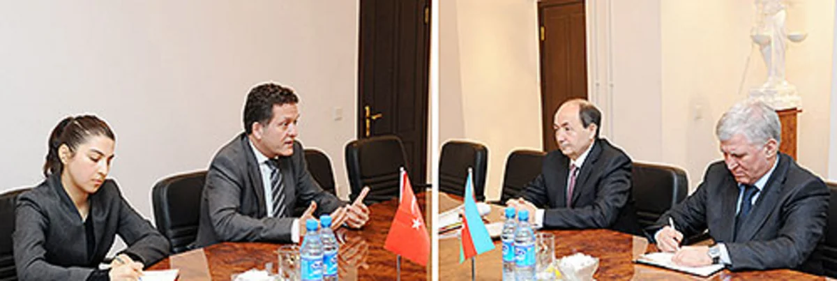 Türkiyənin ölkəmizdəki səfiri Ədliyyə Nazirliyində olub