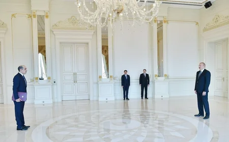 President Ilham Aliyev received credentials of incoming Qatari and Jordanian ambassadors