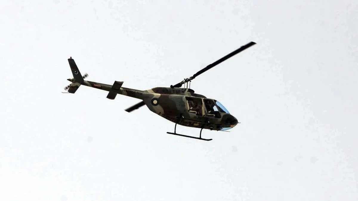 Pakistanda hərbi helikopter qəzaya uğrayıb, 2 zabit, 4 əsgər ölüb