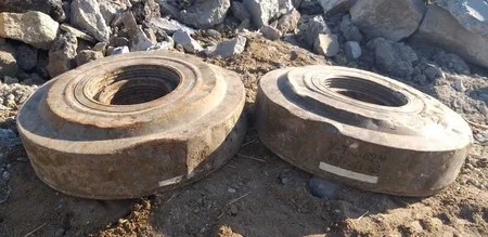 Ağcabədidə tank əleyhinə mina tapılıb