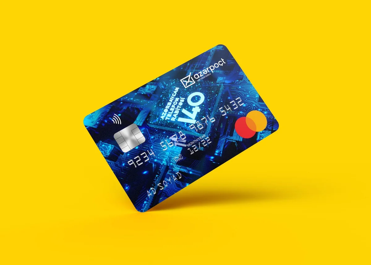 “Azərpoçt” “Azərbaycan Telefon Rabitəsi 140” loqotipli bank kartı buraxıb