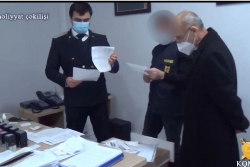 Xəstəxana direktorunun tutulmasının əməliyyat görüntüləri yayıldı - VİDEO