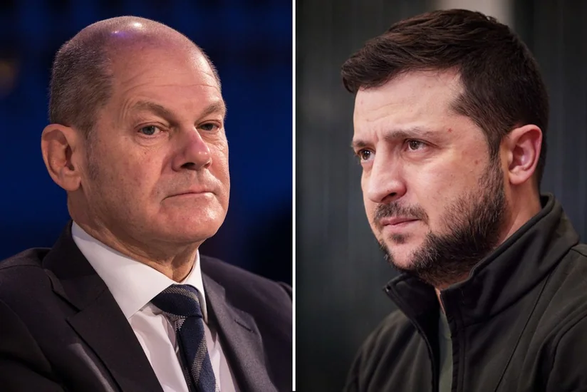 Зеленский и Шольц обсудили обеспечение экспорт зерна из Украины