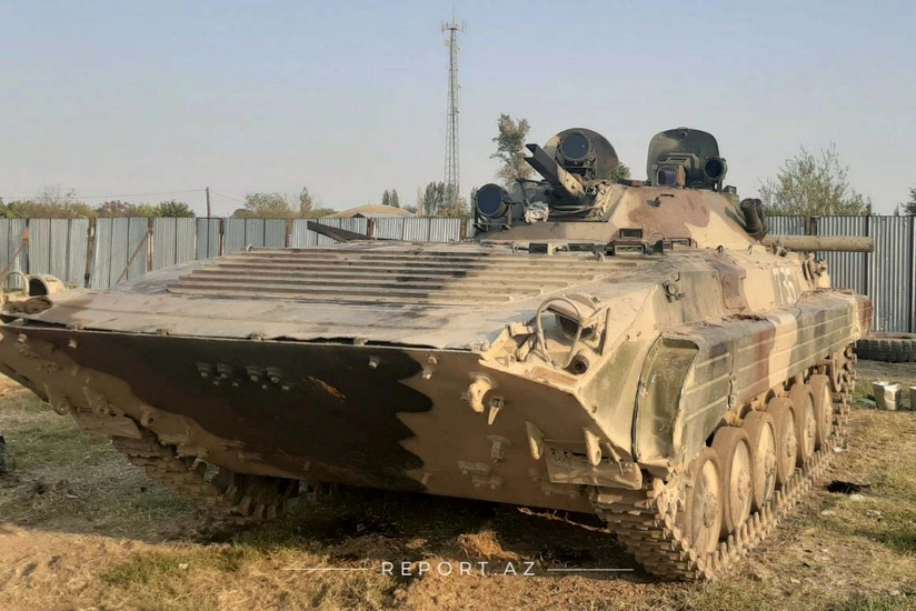 Düşmənin daha bir neçə tankı hərbi qənimət kimi götürülüb