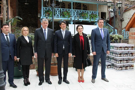 Fuad Muradov Gürcüstanın dövlət naziri ilə görüşüb - FOTO