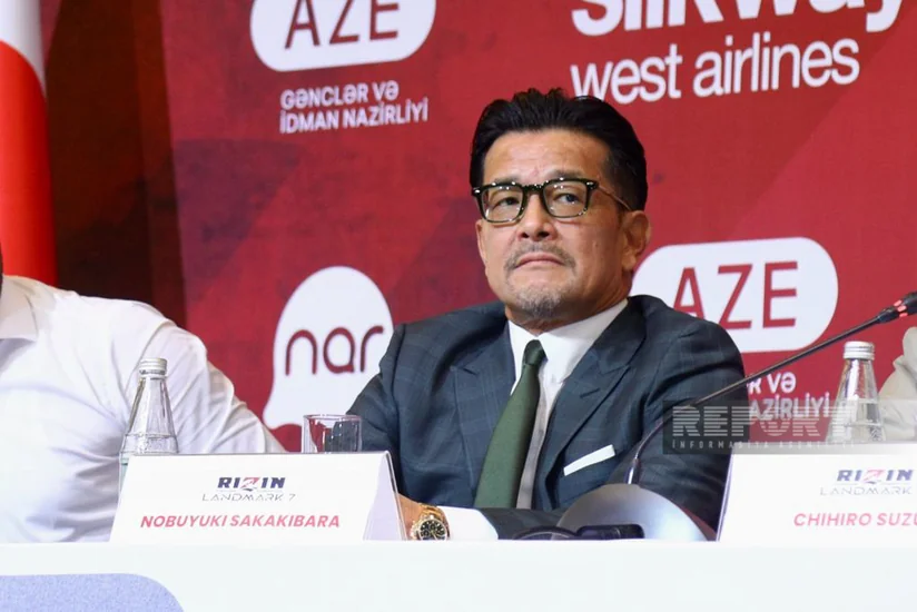 Rizin Döyüş Federasiyasının təsisçisi: Azərbaycanda daha güclü yarış təqdim edəcəyik