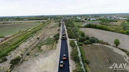 Ucarda uzunluğu 28,5 kilometr olan yol asfaltlanır
