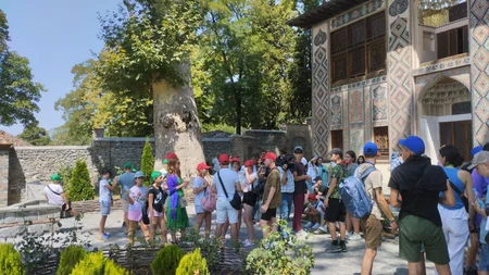 Ukraynalı uşaqlar Şəkiyə səfər edib