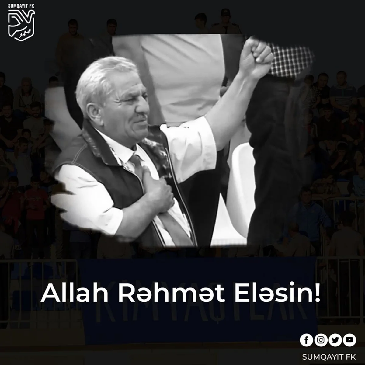 Sumqayıtın sadiq fanatı dünyasını dəyişdi