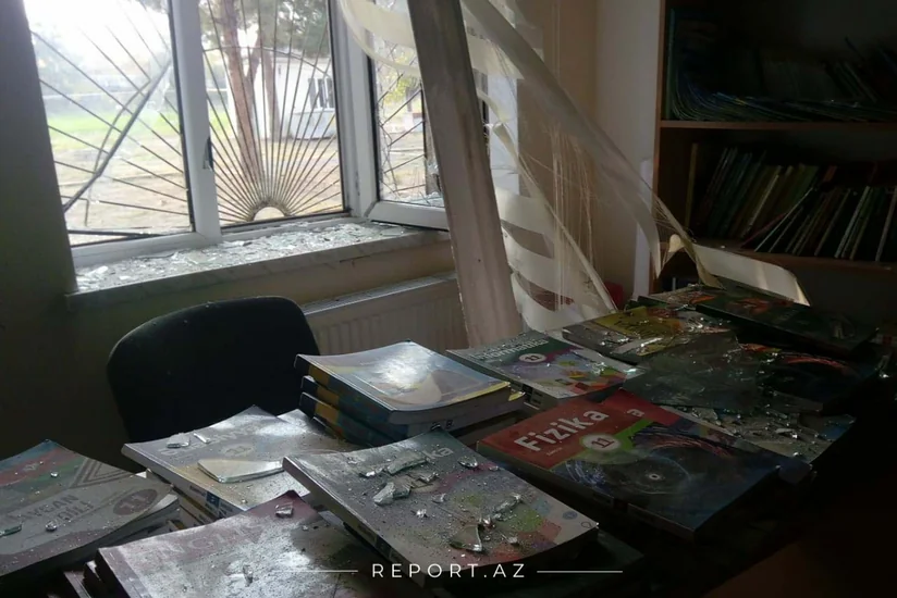 Erməni təcavüzü nəticəsində dağıntılara məruz qalan məktəblər