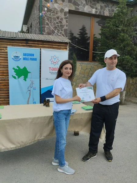Abşeron Milli Parkında tibb işçilərinin iştirakı ilə velomarafon təşkil olunub