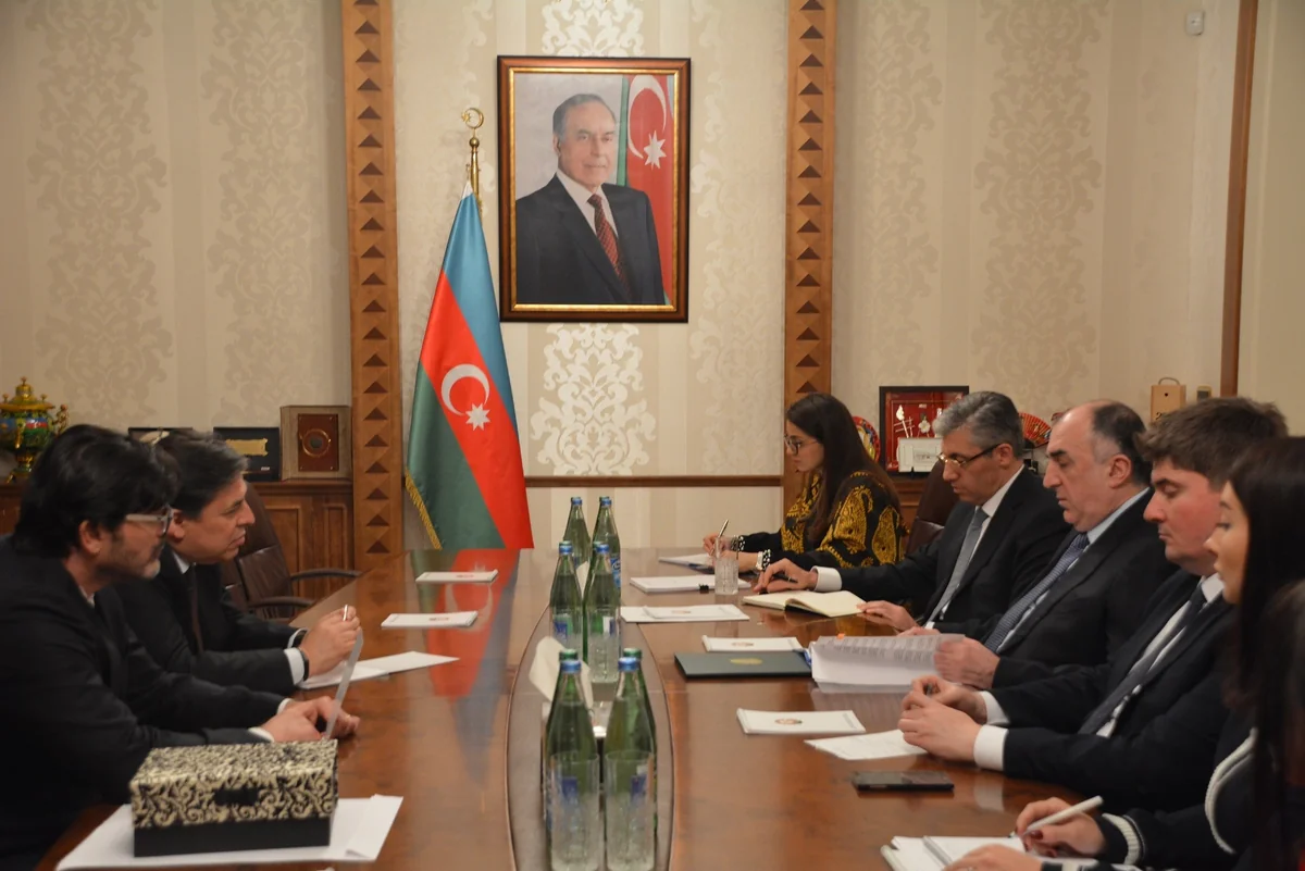 Elmar Məmmədyarov Braziliyanın Azərbaycana yeni təyin olunmuş səfirini qəbul edib