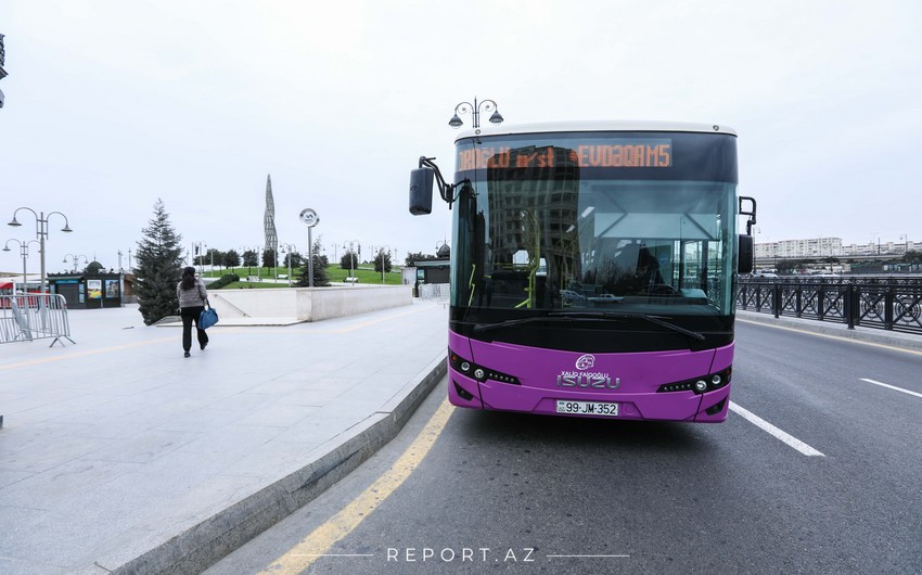 Azərbaycanda sərnişindaşıma 43% azalıb