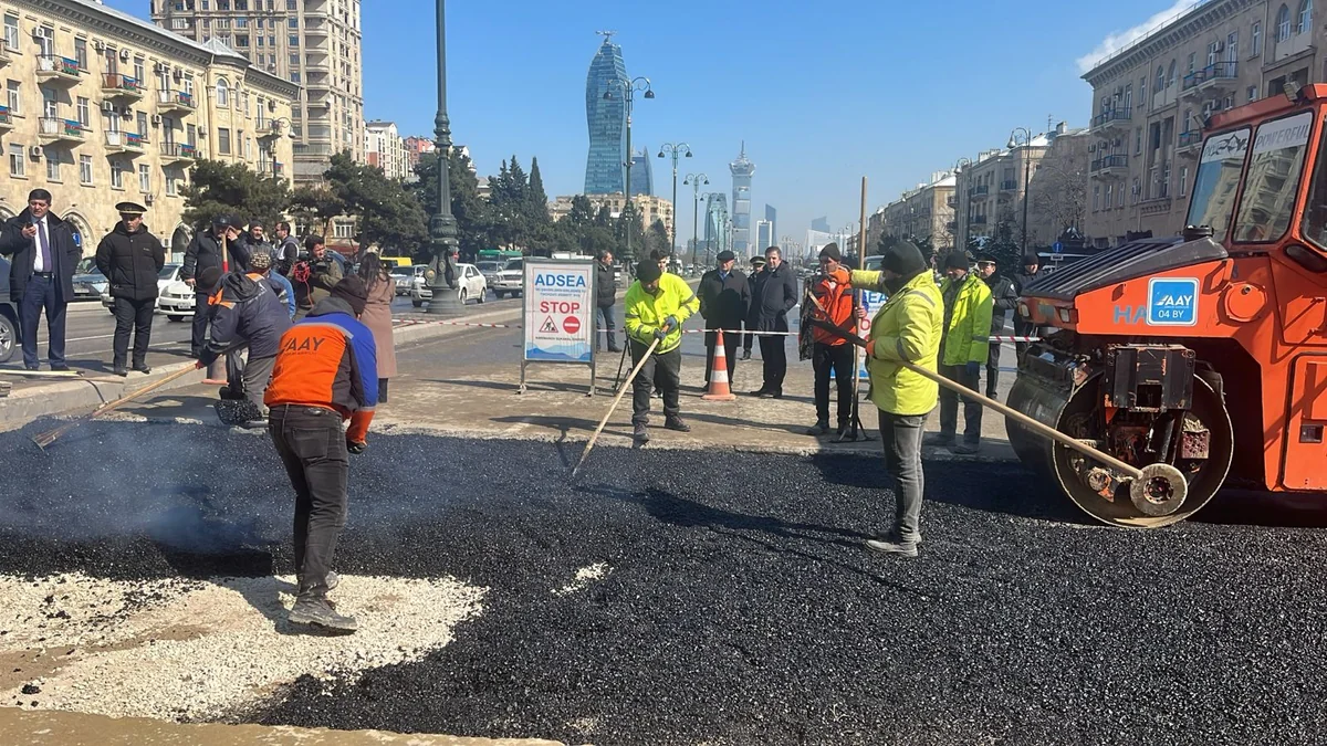 Bakının Nərimanov rayonunda su xəttində baş verən qəza aradan qaldırılıb