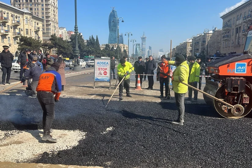 Bakının Nərimanov rayonunda su xəttində baş verən qəza aradan qaldırılıb