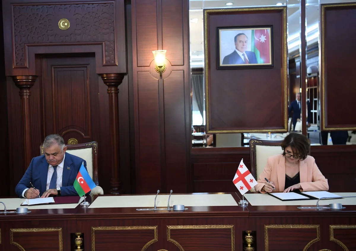 Azərbaycan və Gürcüstan parlamentlərinin Mədəniyyət komitələri arasında memorandum imzalanıb