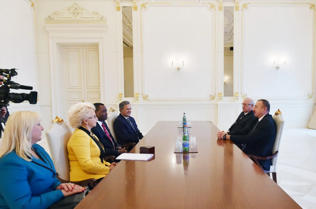 Prezident İlham Əliyev Beynəlxalq Mülki Aviasiya Təşkilatının prezidentini və Dövlətlərarası Aviasiya Komitəsinin sədrini qəbul edib