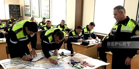 Naxçıvanda xilasedicilər üçün təlim keçirilib