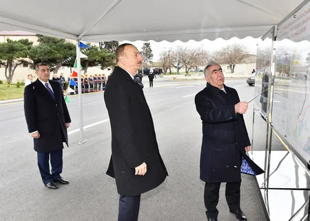 Prezident Sabunçu və Suraxanı rayonlarında yenidən qurulan avtomobil yollarının açılışında iştirak edib - YENİLƏNİB