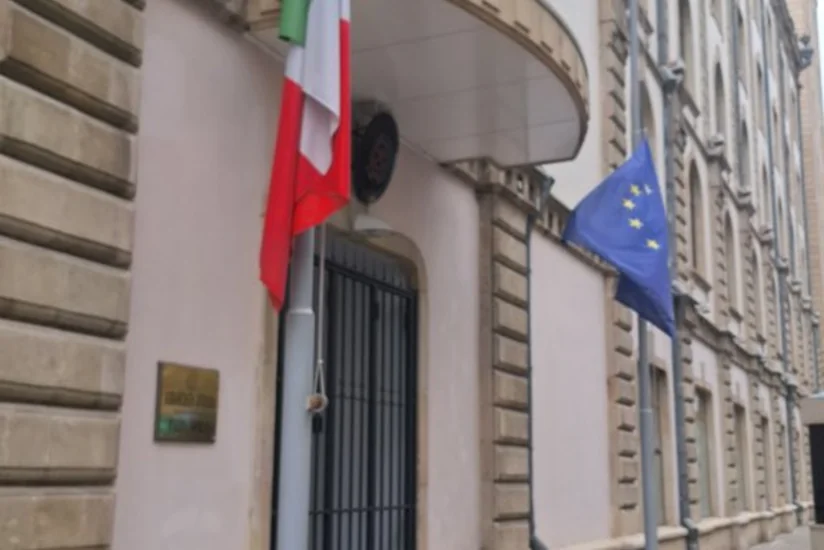 Italian embassy lowers flag in solidarity with Azerbaijan's mourning day