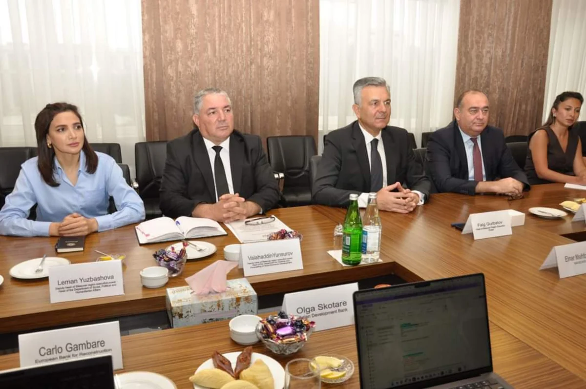 Biləsuvarda GES-in tikintisi ilə bağlı hazırlıq işlərinin qiymətləndirilməsi aparılıb