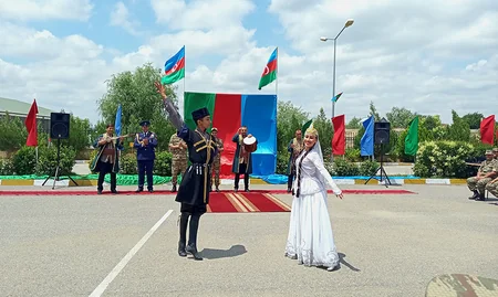 Raket və Artilleriya Qoşunlarının hərbi hissəsində tədbir keçirilib