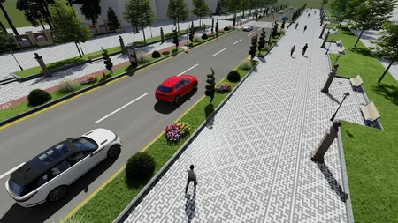 Xaçmaz şəhərindəki Şəxsiyyətlər parkı yenidən qurulur