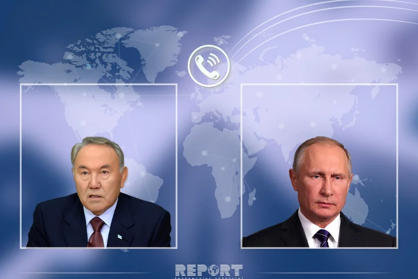 Presidents of Russia and Kazakhstan discussed preparations for Caspian Summit