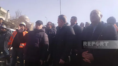 Azərbaycan və Türkiyənin XİN başçıları Kahramanmaraşda dağıntılar olan ərazilərə baş çəkib, zərərçəkmişlərlə görüşüb