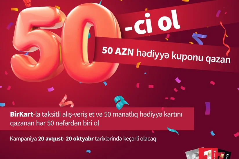 Kapital Bank Birkart sahibləri üçün aksiya keçirir
