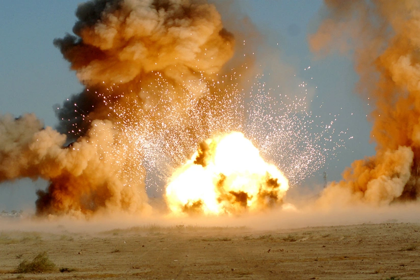 Defence Ministry: Enemy ammunition depot exploded