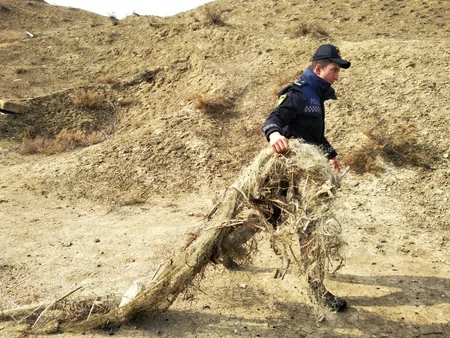 Şirvanda brakonyerliyə qarşı reyd keçirilib, qanunsuz ov qurğuları məhv edilib