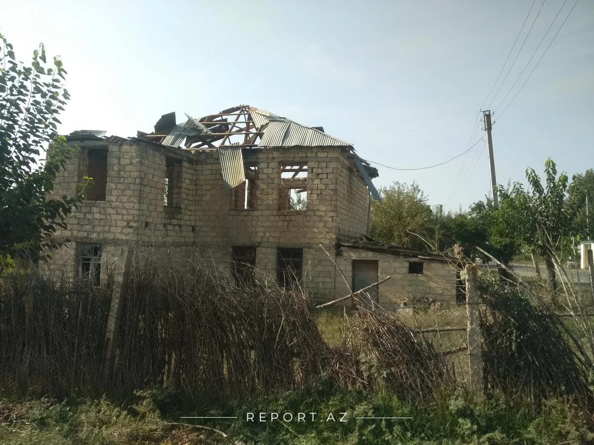 Ermənilər Füzulinin kəndini atəşə tutub