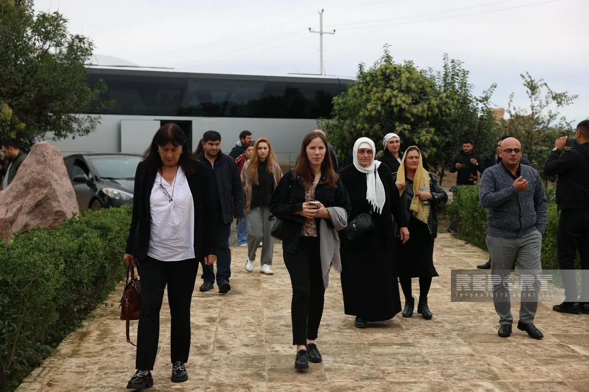 Second delegation of travelers from Georgia visits Azerbaijan's Aghdam