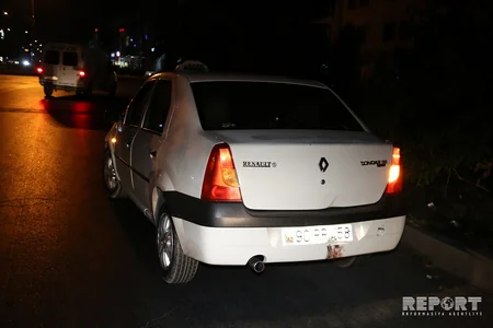 Bakıda motosiklet taksi ilə toqquşub, xəsarət alan var - VİDEO