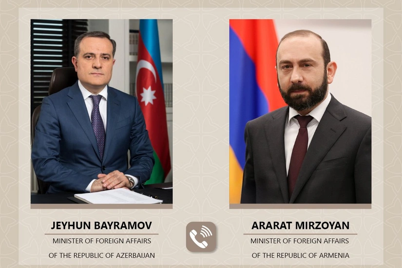 Ceyhun Bayramov Mirzoyanla Birgə Bəyannamənin icrasını müzakirə edib