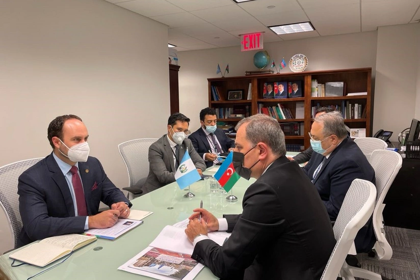 Ceyhun Bayramov BMT-də daha beş həmkarı ilə görüşüb