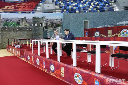 Heydər Əliyev adına İdman Sarayı ilk böyük cüdo yarışına hazırdır - FOTOREPORTAJ