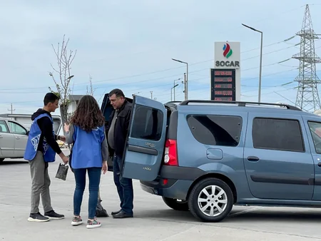 SOCAR-ın yanacaqdoldurma məntəqəsində tingpaylama aksiyası keçirilib