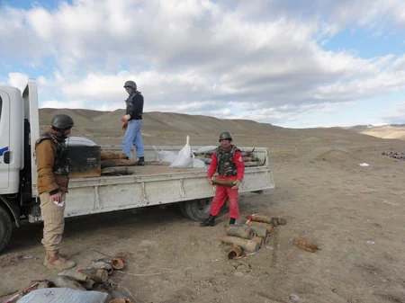 Xızıda 9 ədəd partlamamış hərbi sursat aşkar edilib