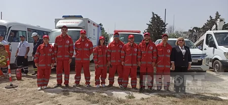 FHN-in Sumqayıt Regional Mərkəzinin qüvvələri ilə taktiki-xüsusi təlim keçirilib