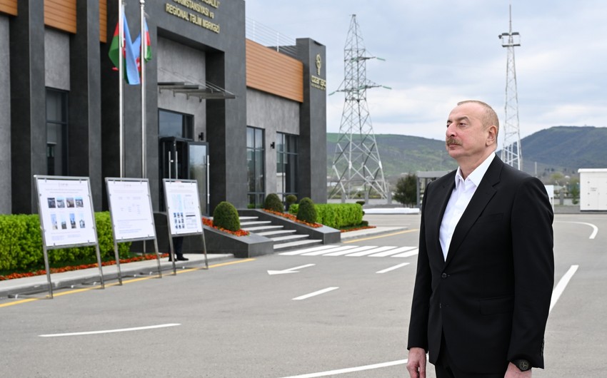 Qəbələdə “Hacıalılı” elektrik yarımstansiyası və Regional Təlim Mərkəzi istifadəyə verilib
