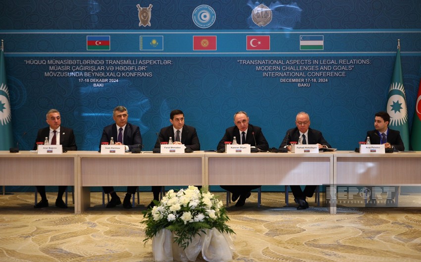Bakıda “Hüquq münasibətlərində transmilli aspektlər: müasir çağırışlar və hədəflər” adlı beynəlxalq konfrans keçirilir