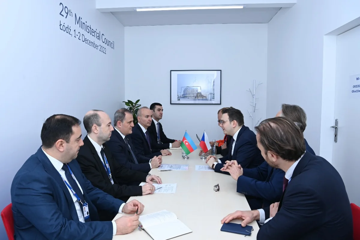 Azerbaijani, Czech FMs hold meeting