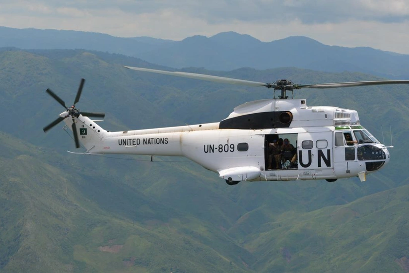 UN chopper hit in South Sudan, killing one crew member and some soldiers